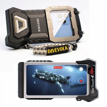 DIVEVOLK SeaTouch 4 Max Plus Underwater Touchscreen Diving Phone Case for Smartphones