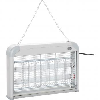 Outsunny Lámpara Mata Insectos 20W con Luz Ultravioleta para Interiores y Exteriores