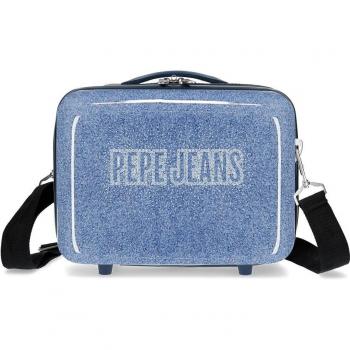Neceser ABS Pepe Jeans Digital Gail Adaptable Denim