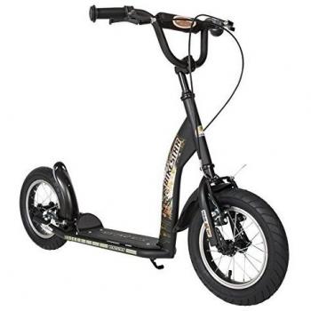 STAR SCOOTER Patinete Infantil Patineta Scooter Premium | Scooter para niños y niñas a Partir de 6-7 años | 12 Sport | Negro