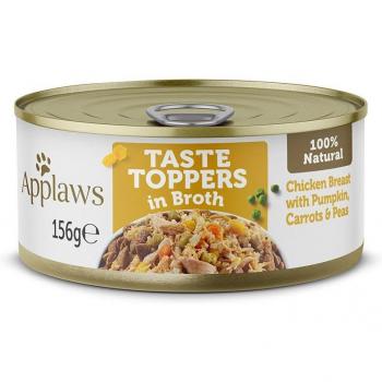 Applaws Taste Toppers Pollo con Vegetales en Caldo Lata para Perros 156g