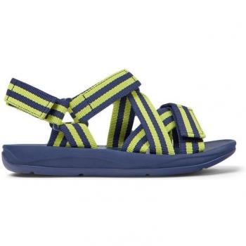 Camper - Sandalias planas de mujer Match con tiras a rayas