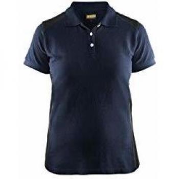 Polo de Mujer Blaklader Marino Oscuro/Negro Talla XL