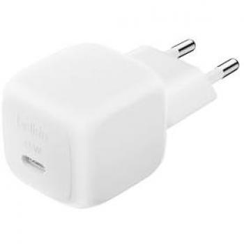 Cargador de Pared USB-C Belkin 45W con Power Delivery y PPS, Blanco