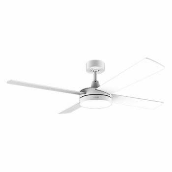 Cecotec EnergySilence Aero 5200 White Line Ventilador de Techo con Luz LED y Mando a Distancia, 60W, Blanco