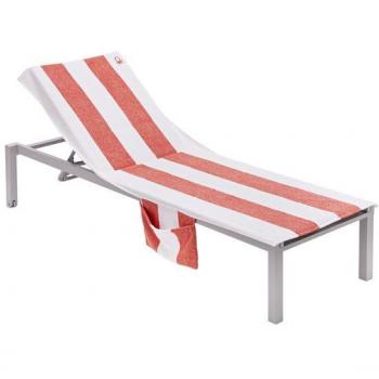 Funda de Silla de Playa con Almacenamiento 70x200+25cm Rojo Picnic