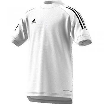 adidas Condivo 20 Training Jersey Camiseta Entrenamiento, Niños, White/Black, 116