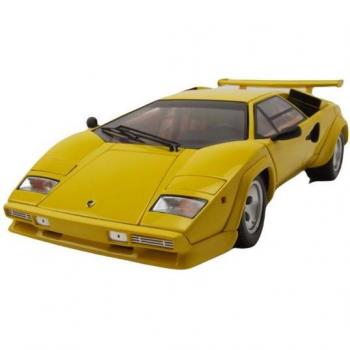 Kyosho 1:18 Scale Finished Model Car Lamborghini Countach LP5000 Quattrovalvole Yellow