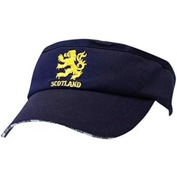 Gorra Visera Bordada León de Escocia Talla Única Color Azul Marino