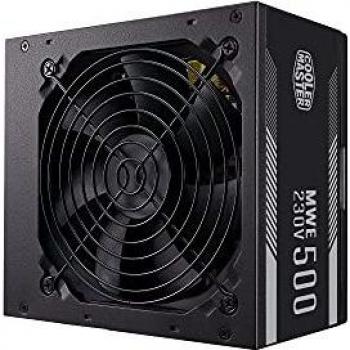Fuente de Poder Cooler Master MWE White V2 500W ATX 80 Plus con Ventilador Silencioso de 120mm