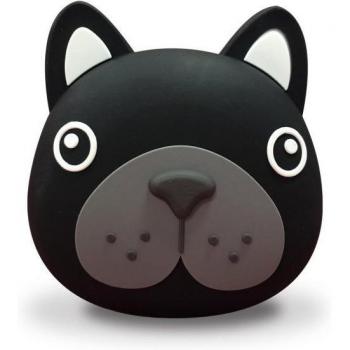 Batería externa Celly PBBULLDOG2600 de 2600 mAh en color Negro, Gris y Blanco
