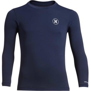 Hurley Icon L/S Rashguard, Color: Midnight Navy, Size: Xl