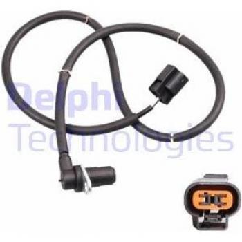 Sensor ABS DELPHI SS20619, tipo: sensor de revoluciones de la rueda, características: compatible con vehículos para medir la velocidad de las ruedas y prevenir el bloqueo durante el frenado, diseño duradero y resistente a condiciones adversas