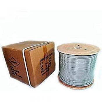 Powergreen CAB-06305-HQBU Bobina de Cable Utp de Cat6 Tipo PVC 23 Awg Rígido 305M Pass Test Fluke