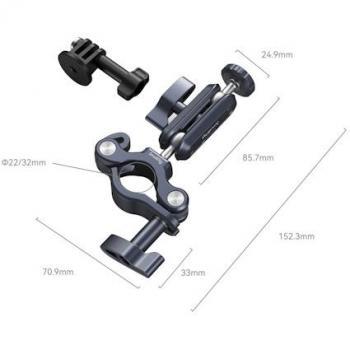 SmallRig 4191 Universal Handlebar Mount Clamp for Action Cameras