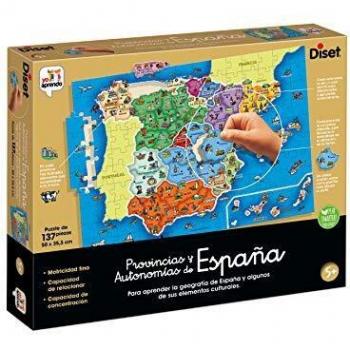 Diset - Provincias y Autonomías de España, Puzle educativo para aprender la geografía española a partir de 5 años