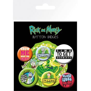 GB Eye LTD, Rick y Morty, Citas, Pack de Chapas
