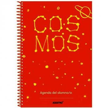 Additio A112-E - Agenda Cosmos para escuela infantil, 3 a 8 años, color naranja