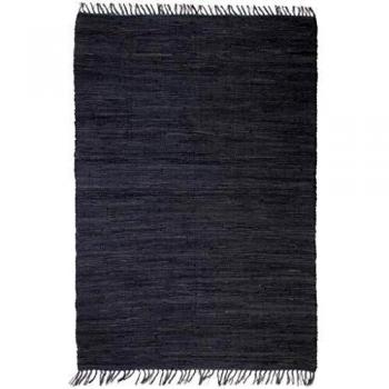 vidaXL Alfombra Tejida a Mano Chindi de Algodón Antracita 120x170cm Decoración