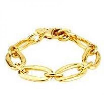 Uno de 50 Awesome Golden Metal Bracelet - Women's Bracelet - Size: One Size