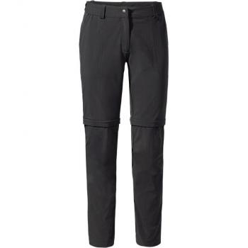 VAUDE Women's Farley Stretch Zip-Off Trekking Pants Black Size 38