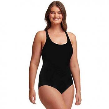 Maillot de Baño Mujer Brace Me Back Funkita Talla UK 18 Negro