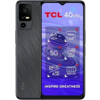 Smartphone TCL 40R 5G Dual SIM 4GB RAM 64GB Almacenamiento Pantalla 6.6 Negro Starlight