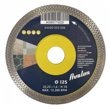 Disco de Diamante Porcelánico Avalon PRO 115mm para Amoladora - Cerámica Dura, Azulejos, Mármol, Granito y Piedra Caliza