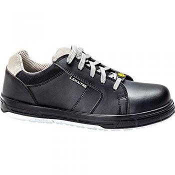 Zapato de seguridad Veggie talla 38 microfibra negra S3 SRC ESD EN20345 Lemaitre