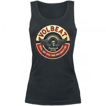 Volbeat Circle Mom Top Mujer Negro M