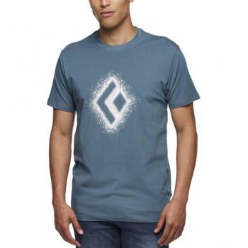 Camiseta de hombre Black Diamond Chalked Up 2.0 manga corta azul - XL