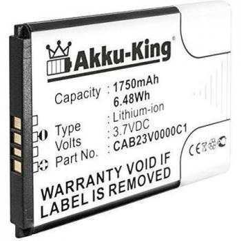 Akku-King batería para Alcatel One Touch Link Y800, Y800Z, Y580 - como CAB23V0000C1 - Li-Ion 1750mAh