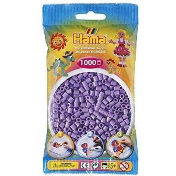 Bolsa de Perlas Hama Midi 1000 Piezas Color Morado Pastel