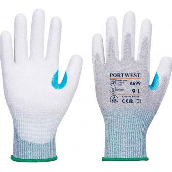 Guantes Portwest MR13 ESD de Palma PU Resistentes al Corte Nivel C (Pack de 12)