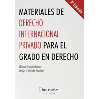 Materiales de derecho internacional privado para el grado en derecho