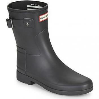 Hunter Original Refined Short Women's Wellington Boots - Black, Size 7
