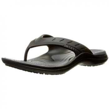 Crocs Modi Sport Flip, Chanclas Unisex Adulto, Negro