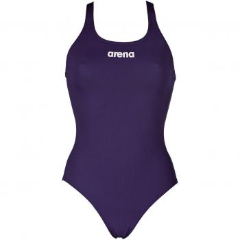 Arena Solid Swim Pro Bañador, Mujer, Azul