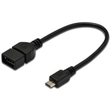 ASSMANN DIGITUS Cable Adaptador USB 2.0-0,2 m - USB Micro B