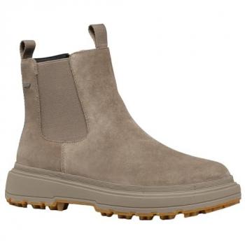 Botines de mujer Geox Lamidie ABX D, impermeables y con suela antideslizante, color gris pardo