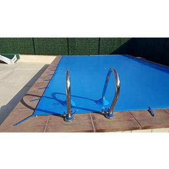 Pool System Protection Cobertor Piscina de 9,80x7,80 Metros. Color Azul/Negro