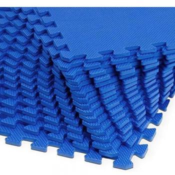 Mata Puzzle Protectora 16 Piezas Azul 180x180cm Espuma EVA