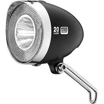 XLC Unisex – Adulto CL-D03 Faro LED Retro Negro Talla Única