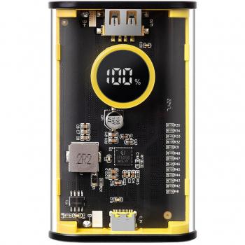 Power Bank Táctico C4 Explosivo 9600mAh - USB-C, USB-A - Amarillo