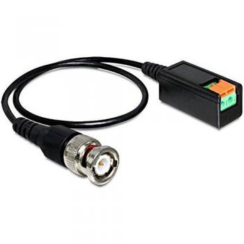 Cable BNC Macho a Bloque Terminal 2 Pines 40 cm Negro