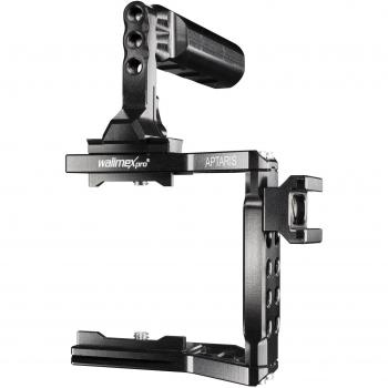 walimex pro Aptaris - Soporte para videocámaras, Negro