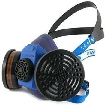 Climax 757-A1 Mascarilla proteccion, Negro, 19cm