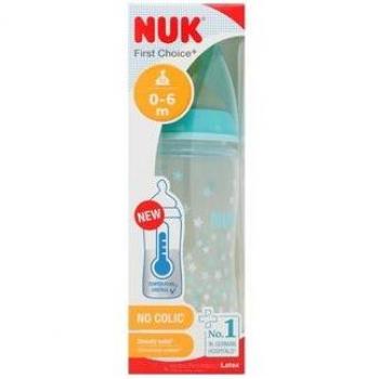 Nuk First Choice+ Temperature Control Biberon Latex 0-6M 300ml