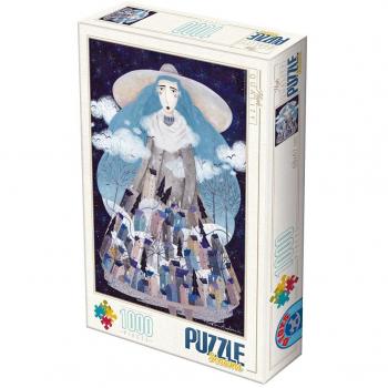 Puzzle Invierno Andrea Kürti de 1000 piezas DToys