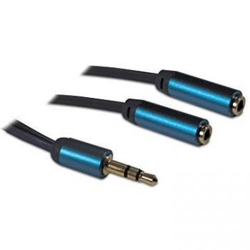 Cabo de Audio Jack 3.5mm Metronic 1m Azul 471032
